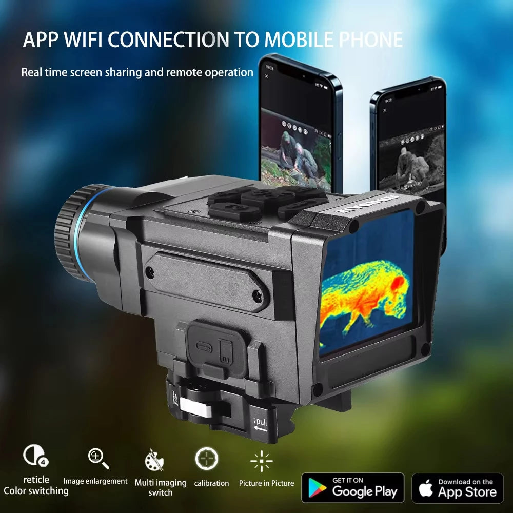 ZIYOUHU NT19 256x192 Hunting Thermal Imaging Monocular Optical Visible Light Hot Detection Fusion Thermal Scope Fot Hunting