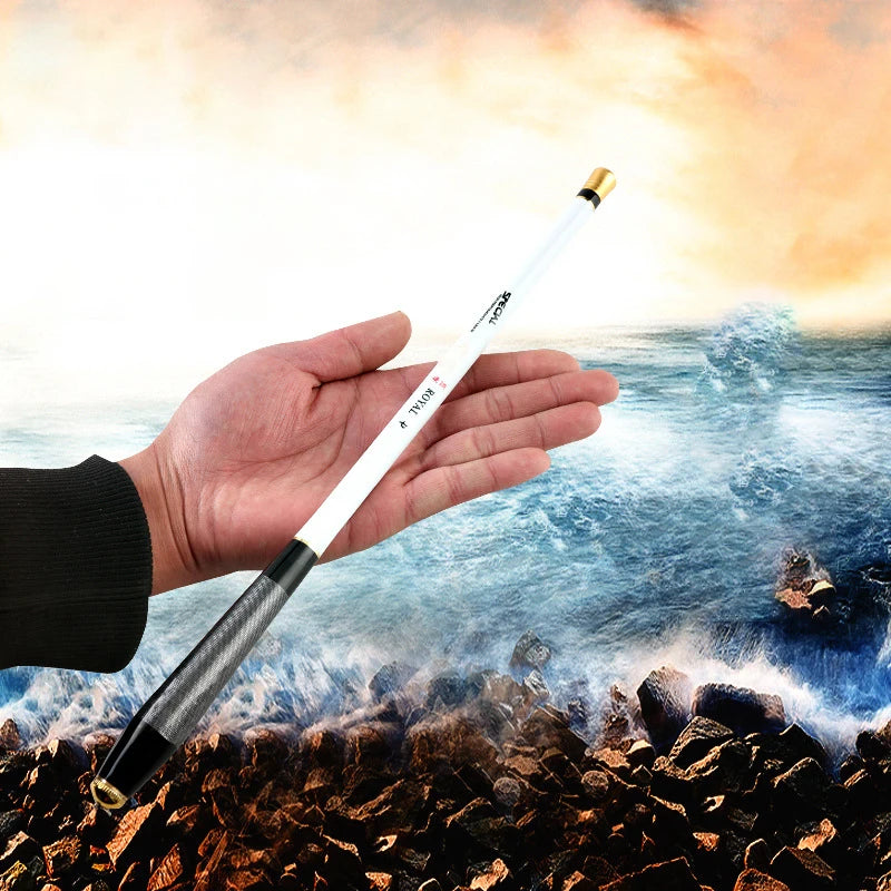 1.5m/1.8m/2.1m/2.4m/2.7m/4.5m Retractable Fishing Rod Spinning Fly Carp Feeder Carbon Fiber Pesca Mini Travel Rod Reel Seat