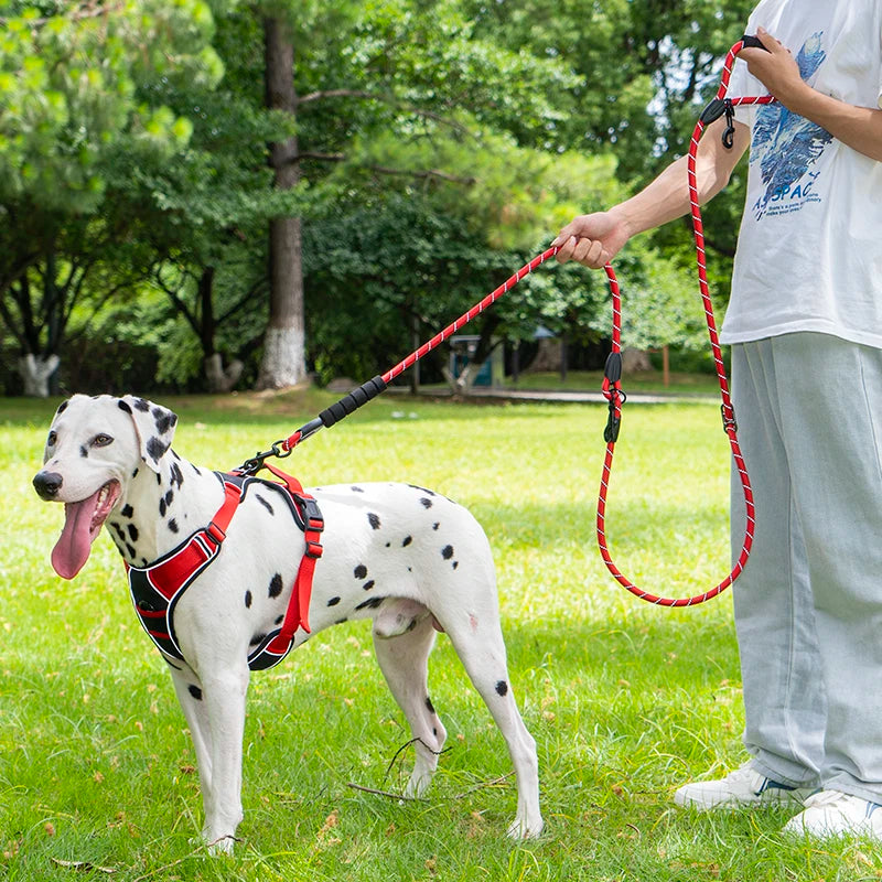 Pet Sling Rope Dog Leash 7.8ft Long with Padded Handle,Heavy Duty,for Control Safety Training | Leashes for Large Dogs or Medium