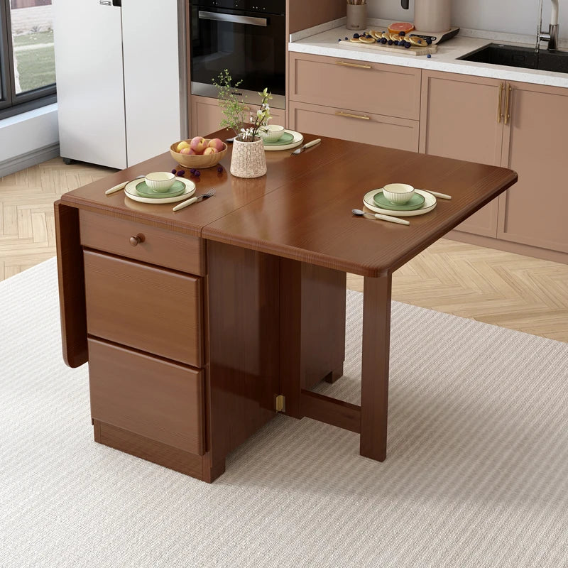Simple Style Dining Table Decoration Luxury Minimalist Folding Tables Modern Mesas Y Sillas De Comedor Living Room Furniture