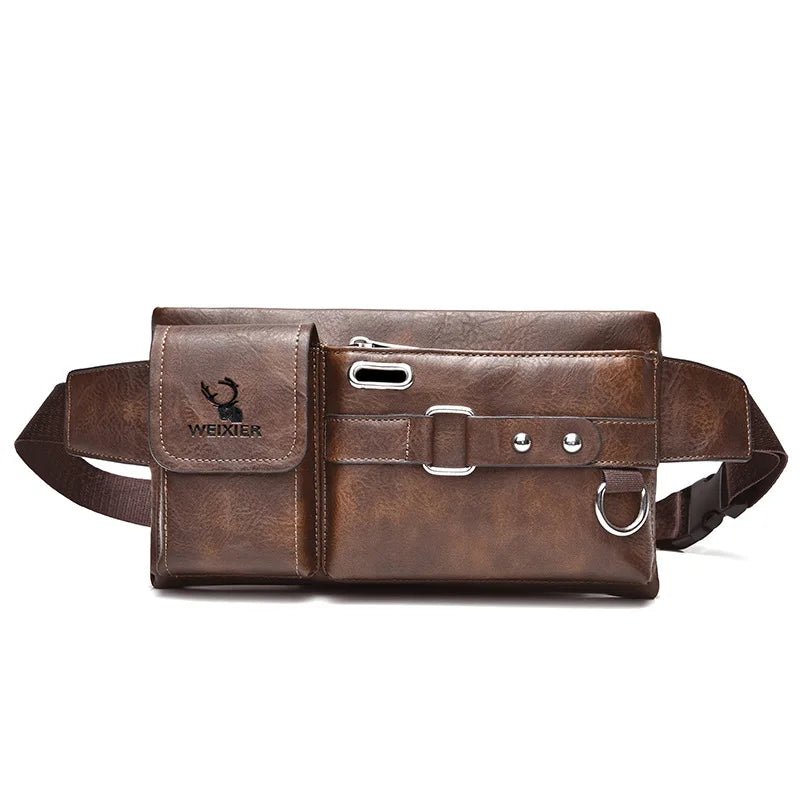 Crossbody Bag Mens Bags Multifunctional Fanny Packs for Men Waist Pack Hip Sack Man Belt Pouch Men's Male Luggage