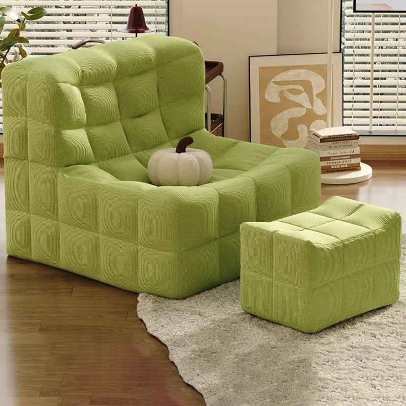 Relaxing Lazy Sofa 1 Person Living Room Corner Sofas Single Nordic Modern Cheap Sofas for Adult Bedroom Family Home Furniture
