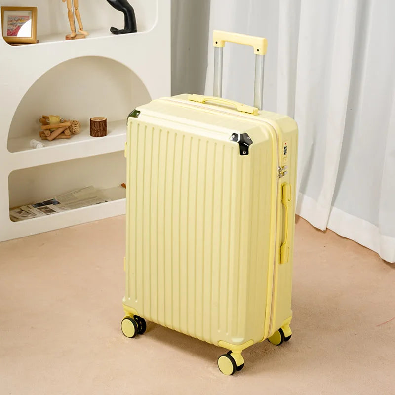 2025 Trend 20inch 24inch Strong and Durable Portable Boarding Suitcase Men's Password Trolley Case Men's Suitcase Women's Travel Essentials
